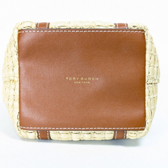TORY BURCH Nano Picnic Straw Basket Shoulder Bag Perry Limited Edition - Picture 6 of 16